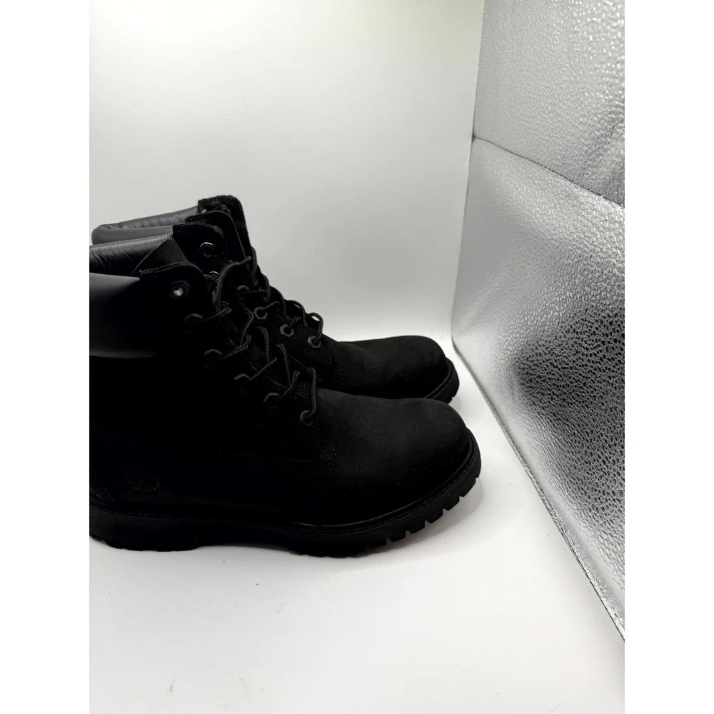 Timberland Premium 6-Inch TB08658A001 Womens‎ 7 M Black Leather Waterproof Boot